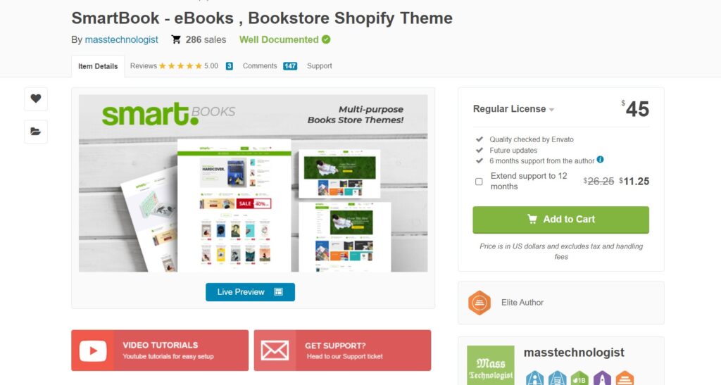 smartbook Shopify theme